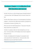 Xactimate Chapter 1&colon; Certification Exam 2026 Questions and Answers