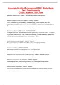 Associate Certified Entomologist &lpar;ACE&rpar; Study Guide Set 1 Questions with Correct Answers 100&percnt; Pass
