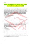 NBHWC Exam Practice Questions with Correct Detailed Solutions Graded A&plus; 2025