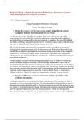 WGU C721 Task 1&colon; Change Management Performance Assessment &vert; Latest 2025&sol;2026 Update with complete solutions&period;