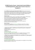 CGMS Practice Exam 2025&sol;2026 &vert; 150 Verified Questions with 100&percnt; Correct Answers &vert; Graded A&plus;