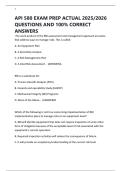 PACKAGE DEAL&colon;&colon;&colon; API 580 EXAMS ACTUAL 2025&sol;2026 Q&A 100&percnt; PASS