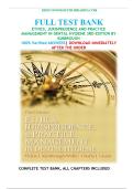Test Bank for Ethics&comma; Jurisprudence and Practice Management in Dental Hygiene 3rd Edition by Kimbrough&vert;&vert;All Chapters Covered&vert;&vert;ISBN NO&colon;10&comma;0131394924&vert;&vert;ISBN NO&colon;13&comma;978-0131394926&vert;&vert;A&plus; guide
