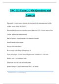 NSC 232 Exam 3 2026 Questions and Answers