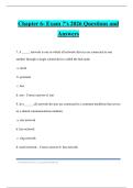 Chapter 6- Exam &quest;'s 2026 Questions and Answers