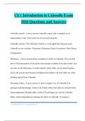 Ch 1 Introduction to Caboodle Exam 2026 Questions and Answers