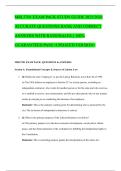 THL1501 EXAM PACK STUDY GUIDE 2025&sol;2026  VERIFIED QUESTIONS AND CORRECT DETAILED  ANSWERS WITH RATIONALES &vert;&vert; 100&percnt; GUARANTEED  PASS <LATEST VERSION>