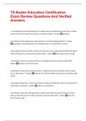 TX Boater Education Certification Exam Review Questions And Verified Answers