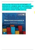 TEST BANK FOR MACRO ECONOMICS 11th EDITION BY ANDREW ABEL&comma; BEN BERNAKE&comma; AND DEAN CROUSHORE ALL  CHAPTERS COVERED LATEST  GUIDE&period;2025 A&plus;