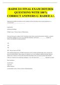 BADM 211 FINAL EXAM 2025&sol;2026 QUESTIONS WITH 100&percnt; CORRECT ANSWERS GRADED A&plus;&period;