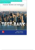 Financial Markets & Institutions – Test Bank (5th Edition) – Complete Exam Preparation Material