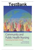 Test Bank For Community and Public Health Nursing 10th Edition By Cherie Rector; Mary Jo Stanley 9781975123048 Chapter 1-30 Complete Guide .