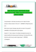 SQA PA Review Q&A &lpar;100&plus; Questions&rpar; &vert; White-Box&comma; Regression&comma; Functional Testing&comma; SDLC Phases &vert; Software Engineering