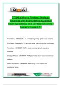 STQM Midterm Review Q&A &lpar;100&plus; Concepts&rpar; &vert; Franchising&comma; Strategic Alliances&comma; KPIs&comma; PESTLE &vert; Strategic Technology & Quality Management