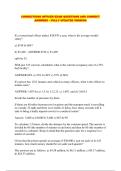 CORRECTIONS OFFICER EXAM QUESTIONS AND CORRECT ANSWERS &ndash; FULLY UPDATED VERSION