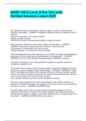SERE-100&period;2-LEVEL A EXAM BUNDLE WITH QUESTIONS AND COMPLETE SOLUTIONS LATEST 2025-2026 GRADED A&plus;