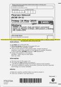 Pearson Edexcel GCSE &lpar;9&ndash;1&rpar; History PAPER 1&colon; Thematic study and historic environment Option 13&colon; Migrants in Britain&comma; c800&ndash;present and Notting Hill&comma; c1948&ndash;c1970 QP MAY 2025