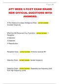 ATT WEEK 5 FC&sol;ET EXAM BRAND  NEW OFFICIAL QUESTIONS WITH  ANSWERS&period; 