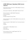 GNRS 588 Exam 2 Questions With Correct Answers
