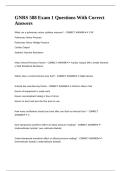 GNRS 588 Exam 1 Questions With Correct Answers