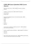 GNRS 588 Exam 4 Questions With Correct Answers