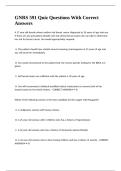 GNRS 591 Quiz Questions With Correct Answers