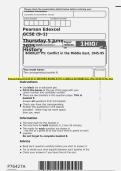 Pearson Edexcel GCSE &lpar;9&ndash;1&rpar;  HISTORY BOOKLET P5&colon; Conflict in the Middle East&comma; 1945&ndash;95 QP JUNE 2025 