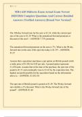 MBA 620 Midterm Exam Actual Exam Newest  2025&sol;2026 Complete Questions And Correct Detailed  Answers &lpar;Verified Answers&rpar; &vert;Brand New Version&excl;&excl; 
