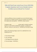 MBA 620 Midterm & Final Bundle Exam Actual Exam Newest 2025&sol;2026 Complete Questions And Correct Detailed Answers &lpar;Verified Answers&rpar; &vert;Brand New Version&excl;&excl;