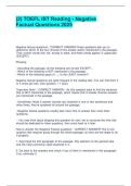 &lpar;2&rpar; TOEFL iBT Reading - Negative Factual Questions 2025&period;