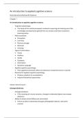 Samenvatting -  Communicatie en Cognitie