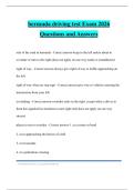 bermuda driving test Exam 2026 Questions and Answers