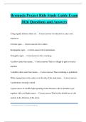 Bermuda Project Ride Study Guide Exam 2026 Questions and Answers