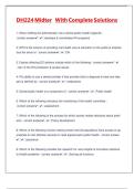 DH224 Midterm Questions With Complete Solutions&period;pdf