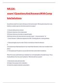 NR 226- exam 1 Questions And Answers With Complete Solutions&period;pdf