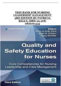 Nursing Leadership and Management 3rd Edition &ndash; Patricia Kelly &vert; Test Bank
