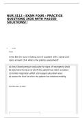 NUR 3112 - EXAM FOUR - PRACTICE QUESTIONS 2025 WITH PASSED SOLUTIONS&excl;&excl;