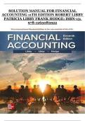 Financial Accounting 11th Edition &ndash; Robert Libby&comma; Patricia Libby & Frank Hodge &vert; Solution Manual &vert; ISBN 9781265083922