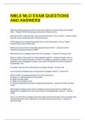 NMLS MLO EXAM QUESTIONS AND ANSWERS 