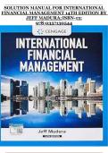 International Financial Management 14th Edition &ndash; Jeff Madura &vert; Solution Manual &vert; ISBN 9780357130544