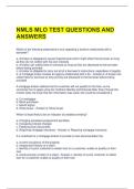 NMLS MLO TEST QUESTIONS AND ANSWERS 