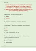 ARDMS SPI EXAM AND PRACTICE EXAM NEWEST  2025 TEST BANK&vert; COMPLETE 700 REAL EXAM  QUESTIONS AND CORRECT DETAILED ANSWERS  &lpar;VERIFIED ANSWERS&rpar; GRADED A&plus;&vert; ARDMS SPI FINAL  EXAM PREP &lpar;MOST RECENT&excl;&excl;&rpar;
