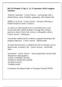 DH 224 Module 3 Chp 11&comma; 12&comma; 13 Questions With Complete Solutions