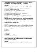 ATI PN PHARMACOLOGY PROCTORED EXAM 2025 UPDATE QUESTIONS AND ANSWERS&sol;GRADE A&plus; ASSURED