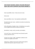 NAN MCKAY HOUSING CHOICE VOUCHER SPECIALIST EXAM 2025 WITH COMPLETE SOLUTIONS GRADED A&plus;