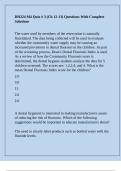 DH224 M4 Quiz &num; 3 &lpar;Ch 12-13&rpar; Questions With Complete Solutions