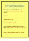 ARMY EXPLOSIVES SAFETY SITE PLANNING CERTIFICATION EXAM NEWEST 2025&sol;2026 NEWEST ACTUAL EXAM WITH COMPLETE QUESTIONS AND VERIFIED ANSWERS &vert;ALREADY GRADED A&plus;&vert; 