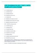 LPN PHARMACOLOGY TESTS BUNDLED &lpar;PACKAGE DEAL&rpar; WITH COMPLETE SOLUTIONS&excl;&excl;