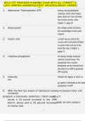 NSCA-CPT PROGRAM PLANNING EXAM WITH ALL CORRECT & 100&percnt; VERIFIED ANSWERS&vert;LATEST UPDATE&vert;ALREADY GRADED A&plus;