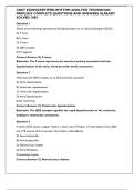CRAT EXAM&lpar;CERTIFIED RHYTHM ANALYSIS TECHNICIAN PREP&rpar;2025 COMPLETE QUESTIONS AND ANSWERS ALREADY SOLVED 100&percnt;